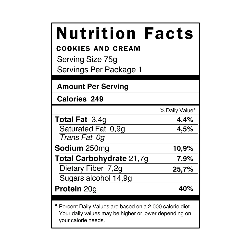 WARRION CRUNCH - COOKIES AND CREAM - Imagen 3