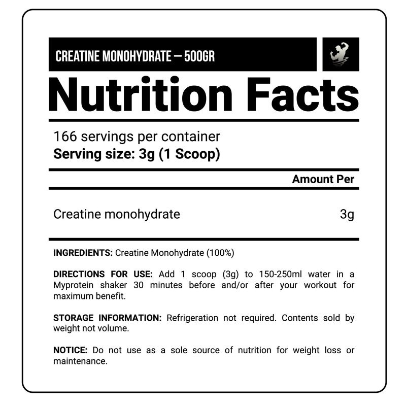 CREATINA MY PROTEIN - 500GR - Imagen 2